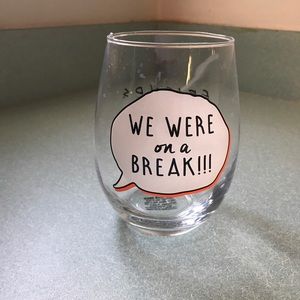 Friends Wine Glass NWOT